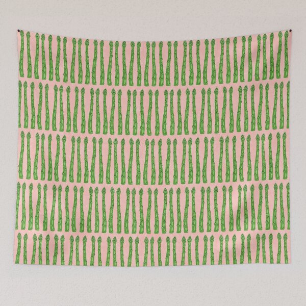 Item preview, Asparagus - pink - vegetables designed and sold by littlearrow.