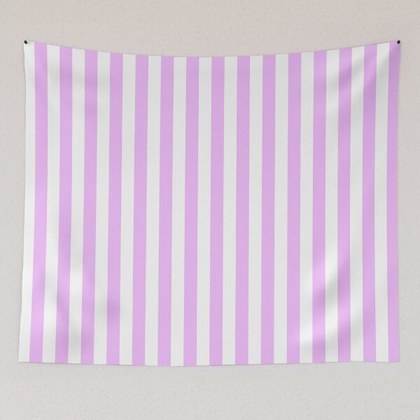 Item preview, Electric Lavender Pink and White Vertical Stripes designed and sold by ColorPatterns.