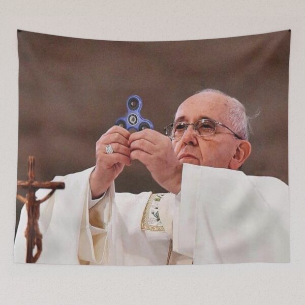 Item preview, Fidget Spinner Pope designed and sold by one-broke-kid.