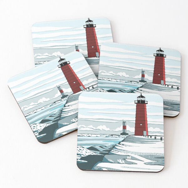 Item preview, Winter Lighthouse designed and sold by DippyHippie.