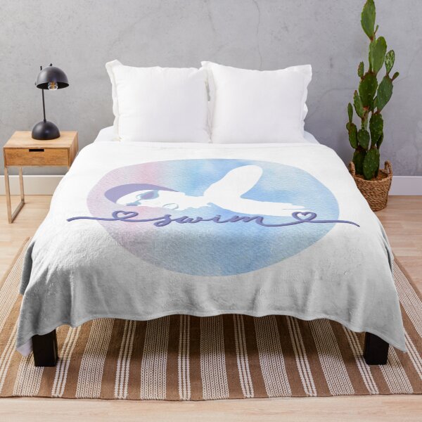 Item preview, I love Swimming in Aesthetic Pastel watercolors designed and sold by The-Goods.