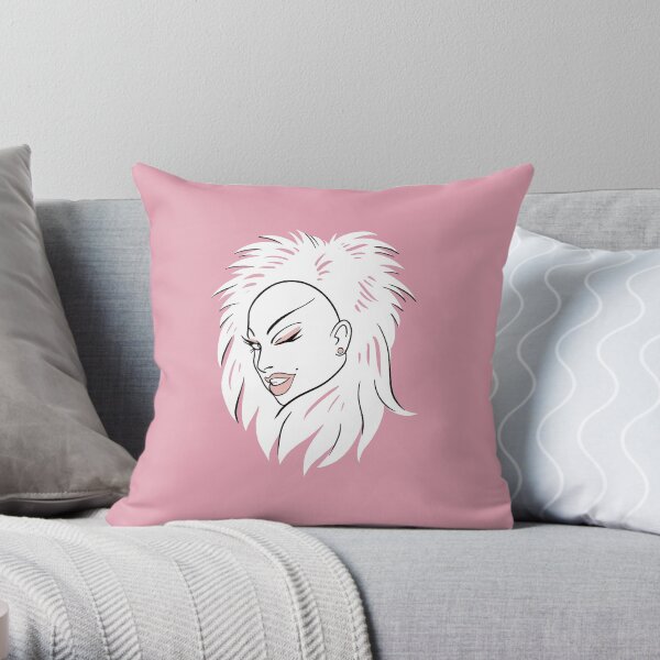Divine Drag Diva Throw Pillow