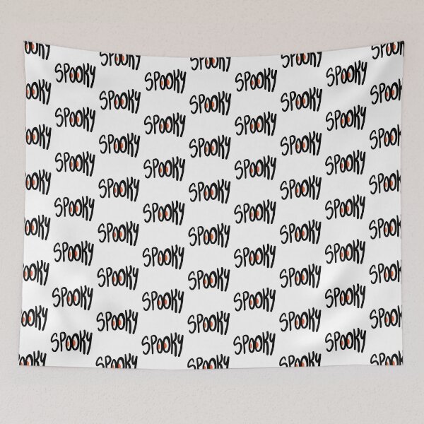 Item preview, Spooky black and white orange halloween eyeballs designed and sold by ljb5440.