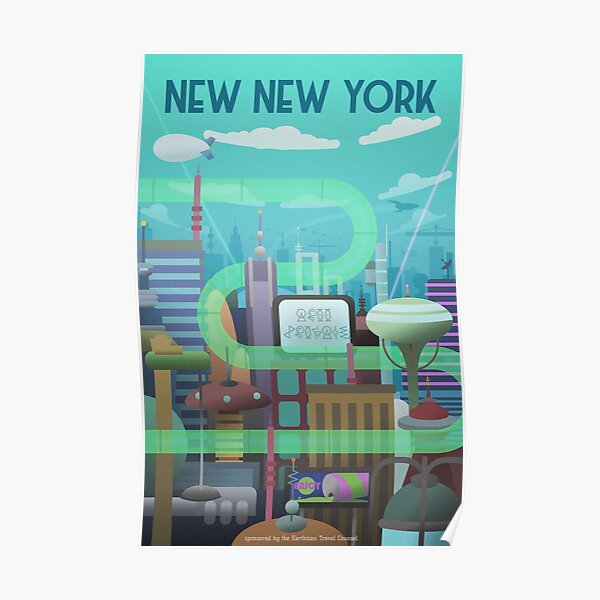 New New York Reise-Plakat Poster