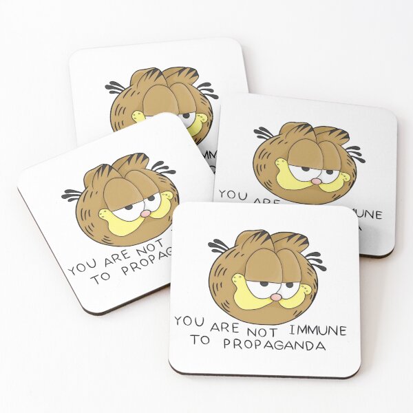 Item preview, Garfield You are not immune to propaganda HD designed and sold by tacticalhog.