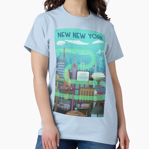 Item preview, New New York Travel Poster designed and sold by CloudMtDesign.