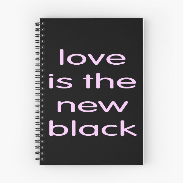 Item preview, Love Is the New Black designed and sold by SerpentSkyArts.