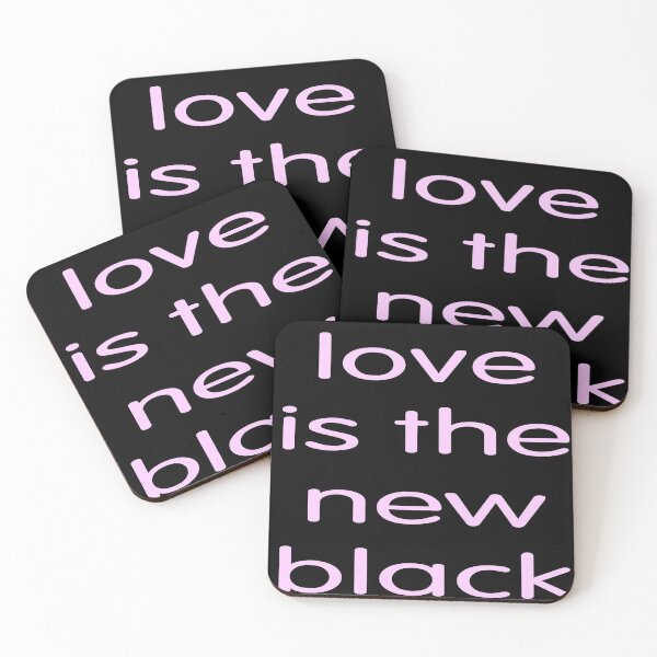 Item preview, Love Is the New Black designed and sold by SerpentSkyArts.