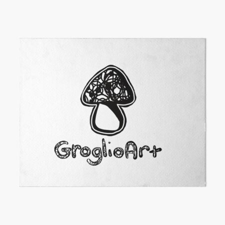 GroglioArt Mushroom Art Board Print