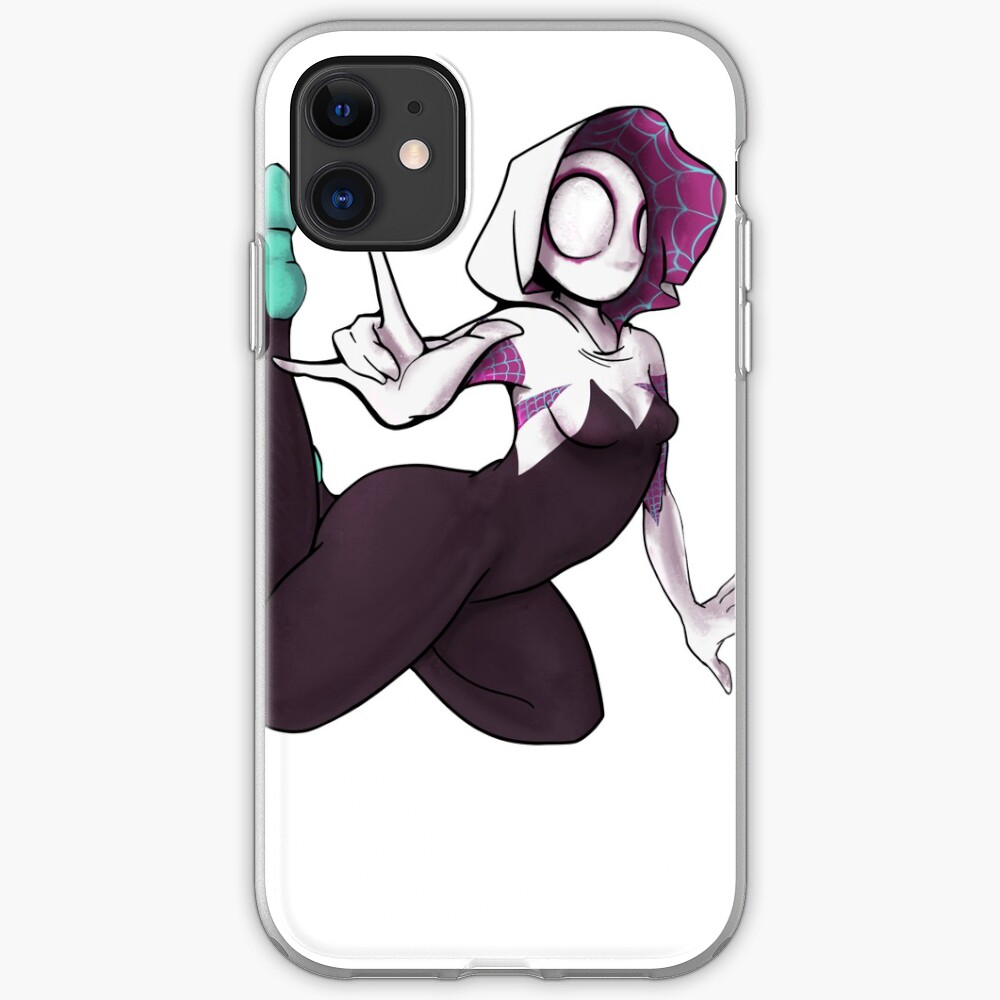 "Spider Gwen" iPhone Case & Cover by FloofytheArtist Redbubble