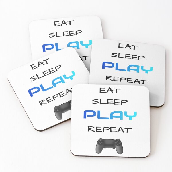 Item preview, Eat Sleep Play Repeat designed and sold by Lady Dragonwren.