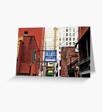 Bourbon Street Blues Greeting Card