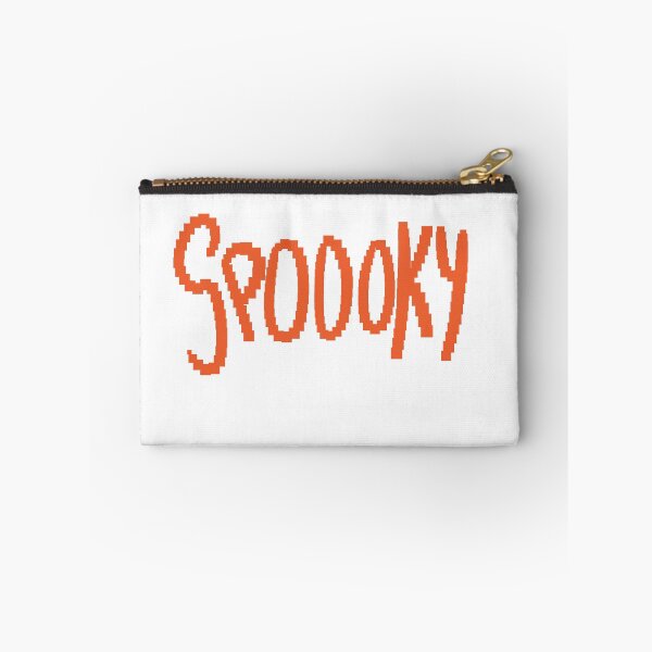 Item preview, Spoooky orange halloween ghost pixel designed and sold by ljb5440.
