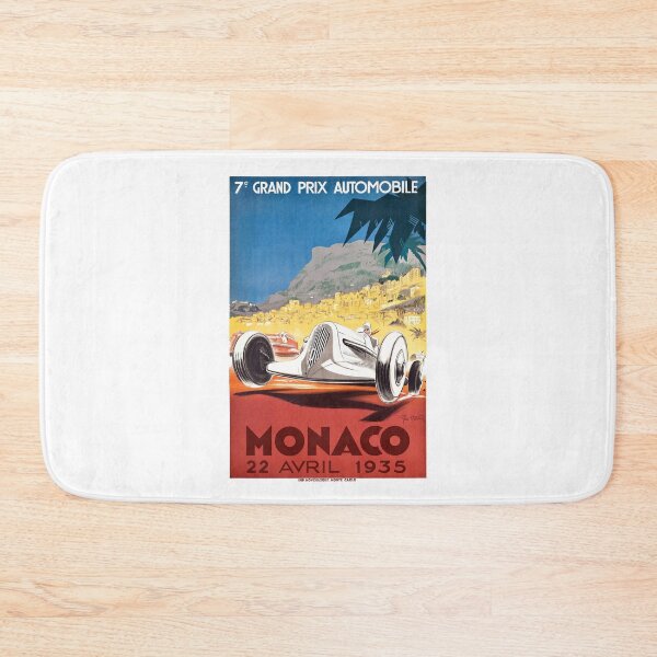 Artikelvorschau, Poster zum Grand Prix von Monaco 1935 entworfen und verkauft von retrographics.