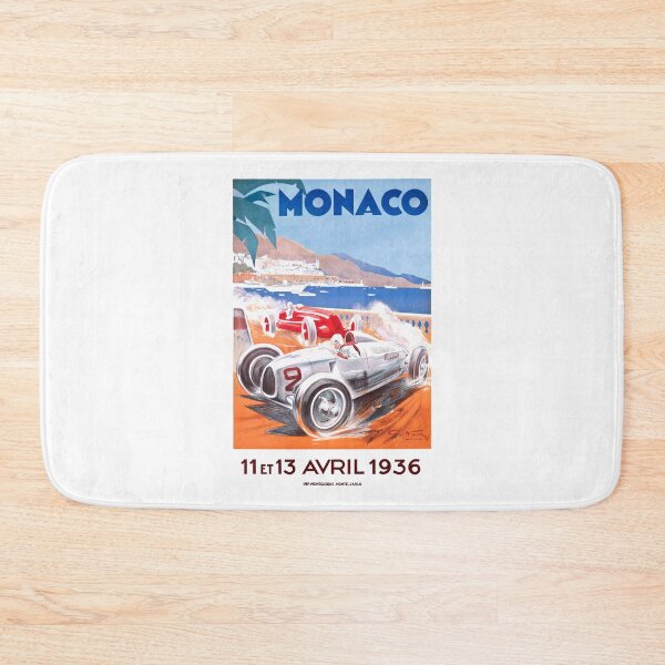 Artikelvorschau, Poster zum Grand Prix von Monaco 1936 entworfen und verkauft von retrographics.