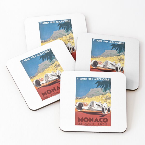 Item preview, 1935 Monaco Grand Prix Race Poster  designed and sold by retrographics.