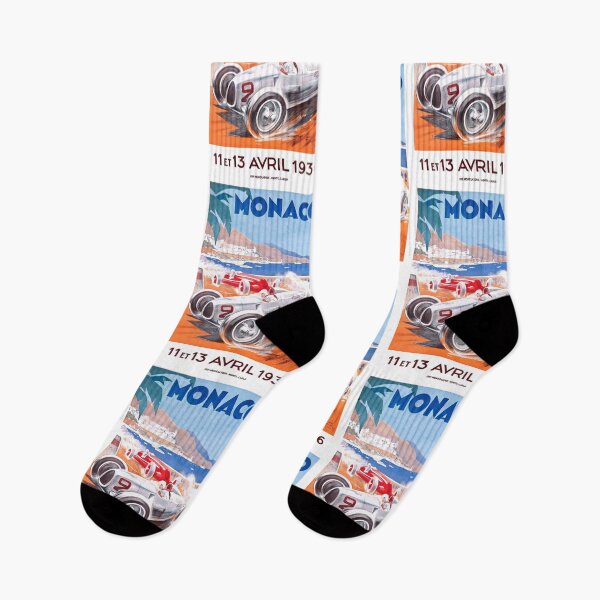 Item preview, 1936 Monaco Grand Prix Race Poster  designed and sold by retrographics.