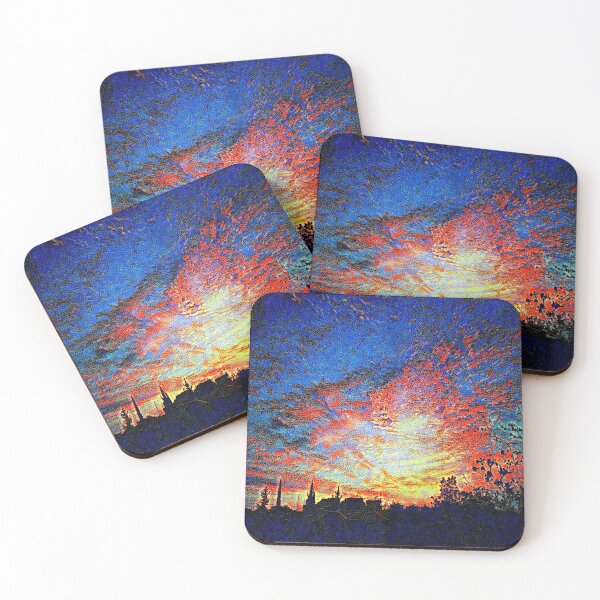 Item preview, Mosaic sky ablaze with dawn colours  designed and sold by mister-john.