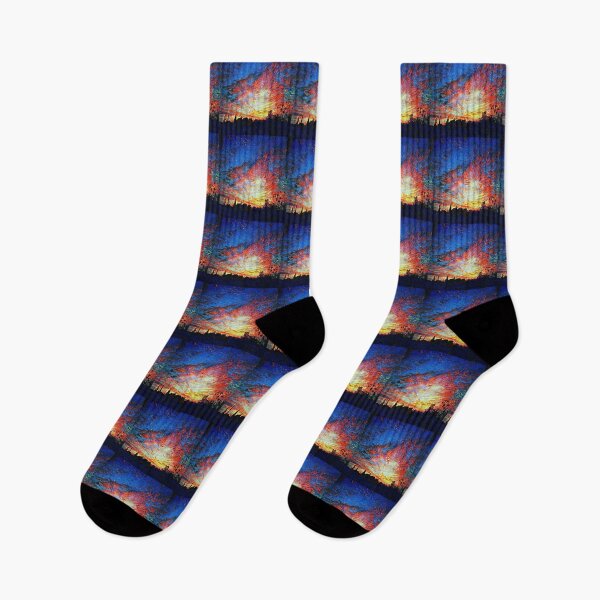 Item preview, Mosaic sky ablaze with dawn colours  designed and sold by mister-john.