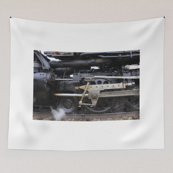Item preview, Big Boy 4014 closeup with steam and railroad track's. designed and sold by ROBERTDBROZEK.