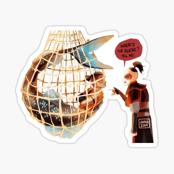 Zuko Interrogating Sokka Sticker