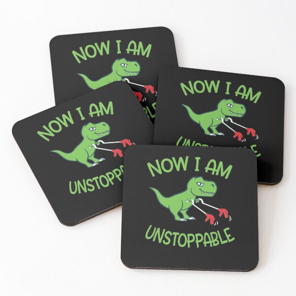 Item preview, Now I am Unstappable Dinosaur t-Rex designed and sold by CrazyWebs.