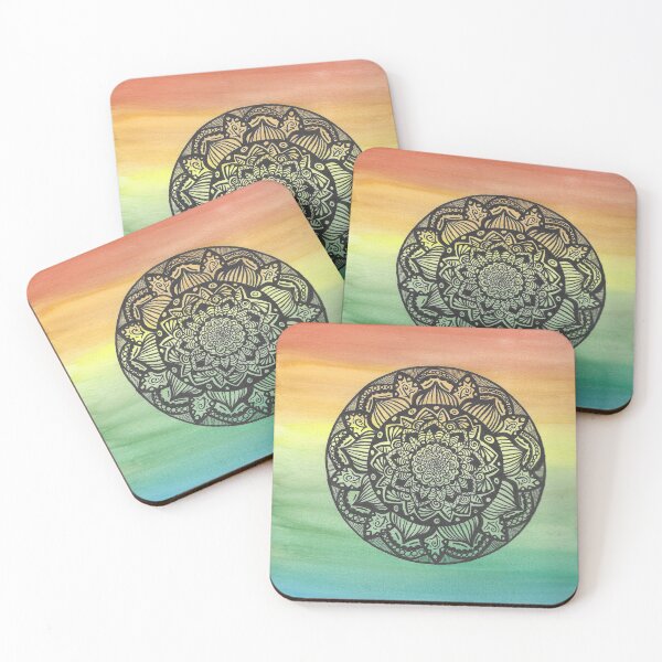 Item preview, rainbow mandala designed and sold by caliches.