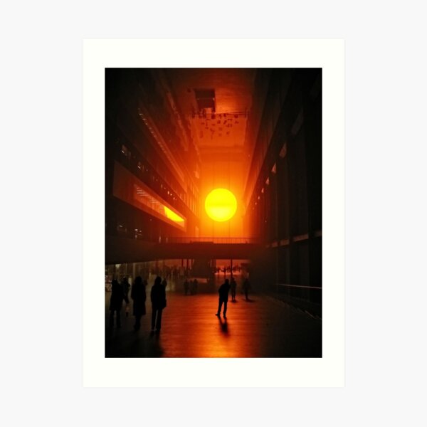 Olafur Eliasson's Setting Sun Art Print