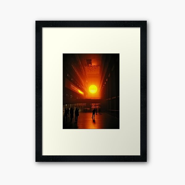 Olafur Eliasson's Setting Sun Framed Art Print