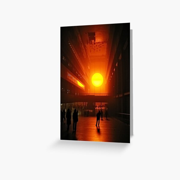 Olafur Eliasson's Setting Sun Greeting Card