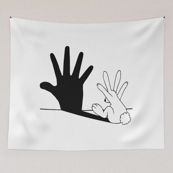 Item preview, Rabbit Hand Shadow designed and sold by taylormaria15.