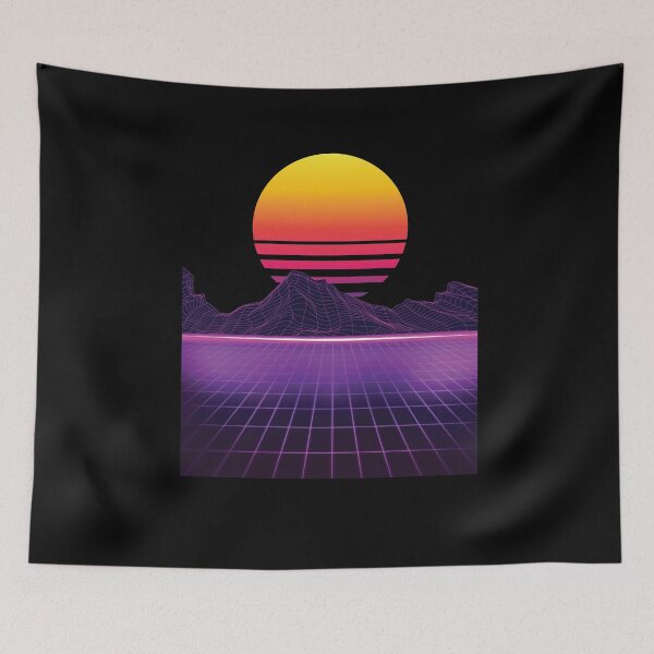 Item preview, Outrun Synthwave Vaporwave Aesthetic 80's Retro designed and sold by CrazyWebs.
