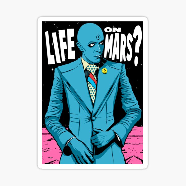 Mars Sticker