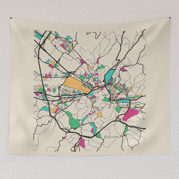 Item preview, Florence, Italy Street Map designed and sold by A Deniz Akerman.
