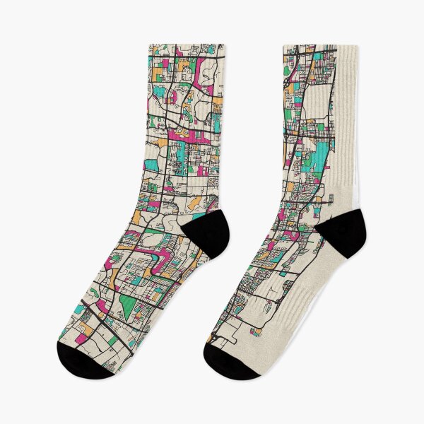 Item preview, Fort Lauderdale, Florida Street Map designed and sold by A Deniz Akerman.