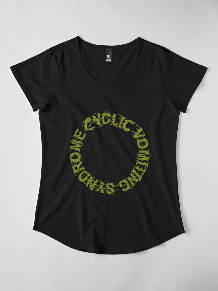 Alternate view of Cyclic Vomiting Syndrome Premium Scoop T-Shirt