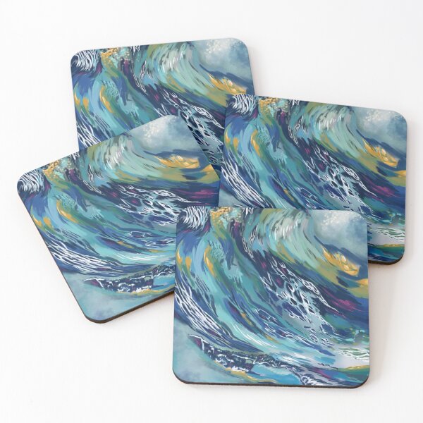 Item preview, digital art wave designed and sold by Fullcreammilk.