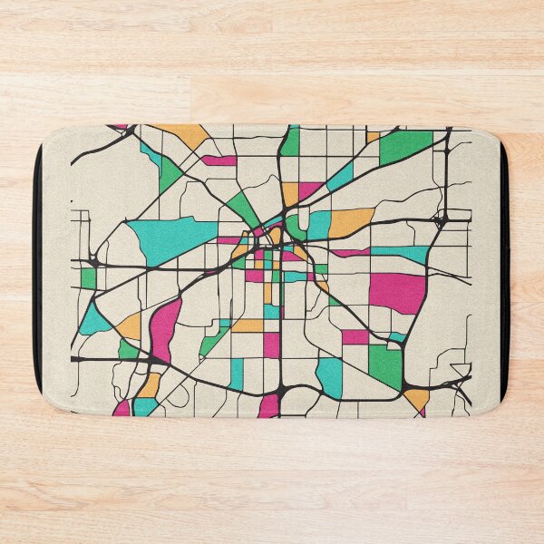 Item preview, Fort Worth, Texas Street Map designed and sold by A Deniz Akerman.