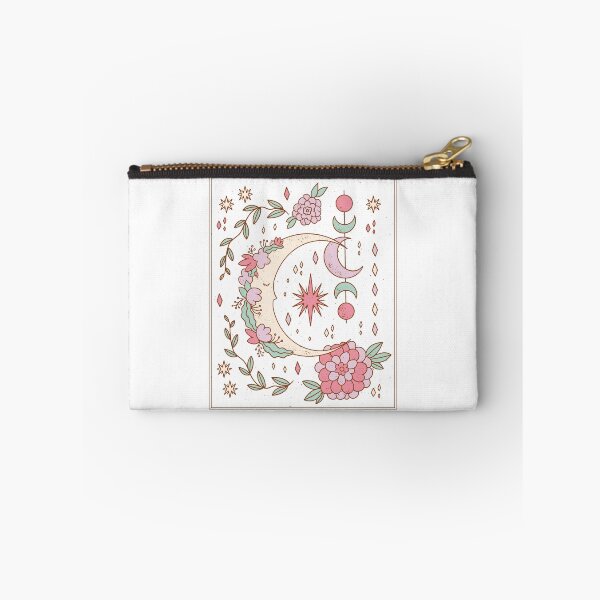 Item preview, Moon design with flowers. designed and sold by emphatic.