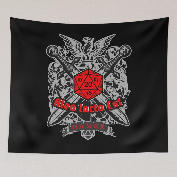 Item preview, Alea Iacta Est The Die is Cast Latin Quote RPG Gamer Dice designed and sold by GrandeDuc.