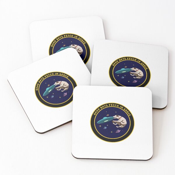 Item preview, GOOD BOYS FETCH IN SPACE FUNNY DOG SPACE DESIGN designed and sold by ER-DESIGNS.