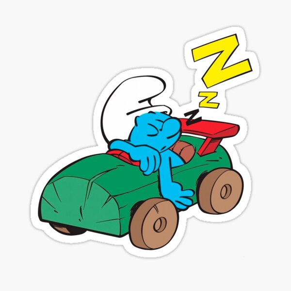 sleepy smurf