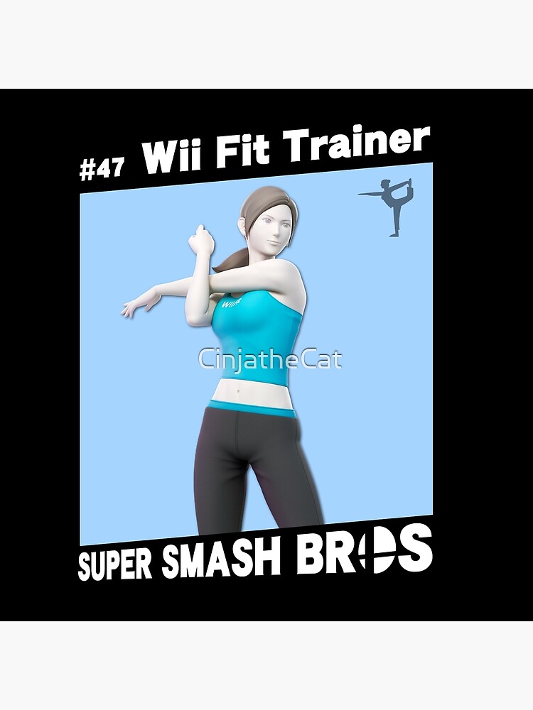 Wii Fit Trainer 47 Smash Bros Ultimate Greeting Card By Cinjathecat Redbubble