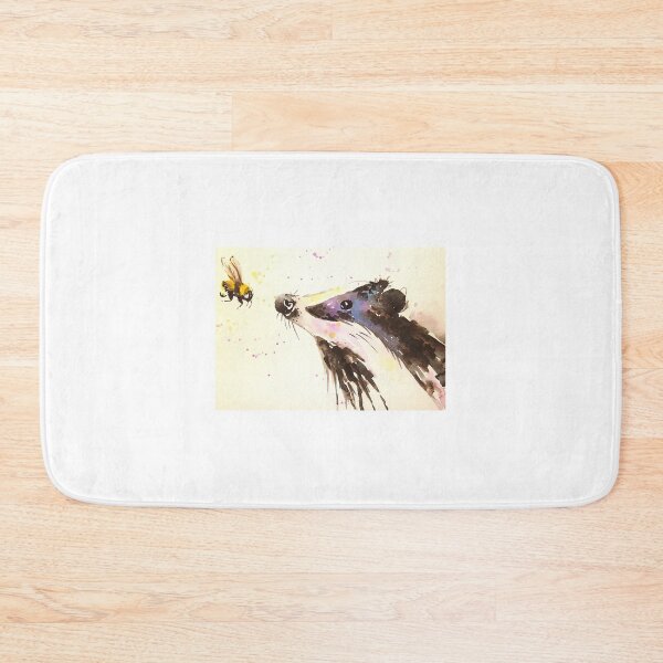 Item preview, Cute Badger and a Bumble bee designed and sold by Casimirasart.