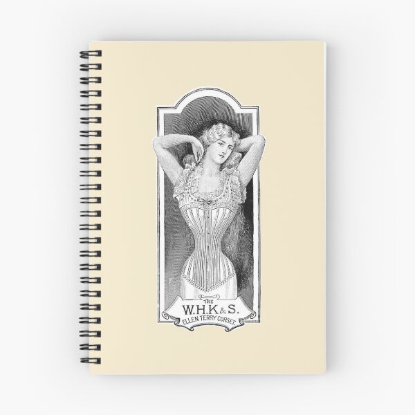 Item preview, Vintage corset advert c 1890s designed and sold by RosalieReeves.
