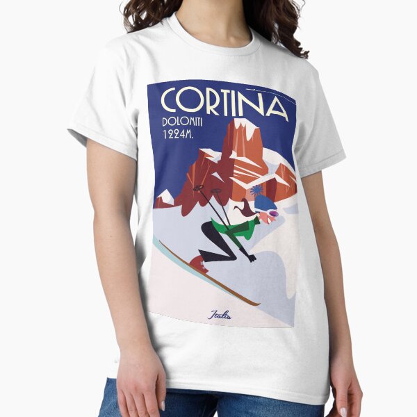 Item preview, Cortina D'Ampezzo ski poster designed and sold by GAGodel.