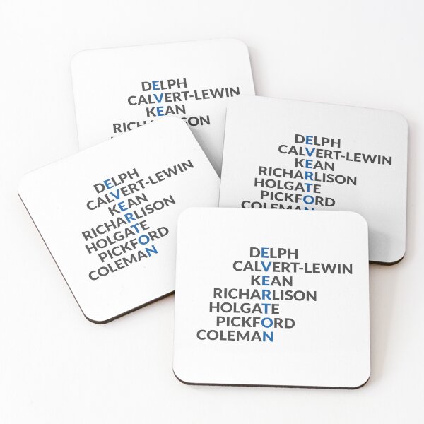 Item preview, Everton 2019/20: 'Everton' spelt using player names designed and sold by amzyydoodles.