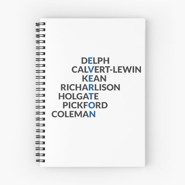 Artikelvorschau, Everton 2019/20: 'Everton' wird mit Spielernamen geschrieben entworfen und verkauft von amzyydoodles.