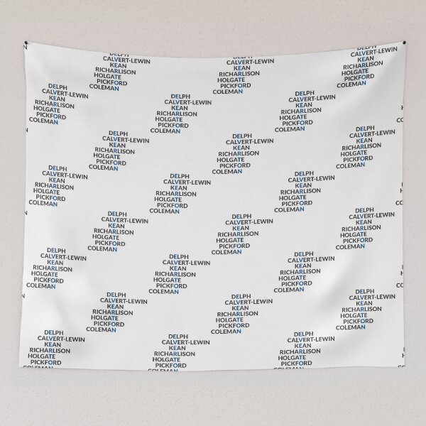 Item preview, Everton 2019/20: 'Everton' spelt using player names designed and sold by amzyydoodles.