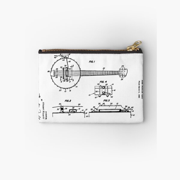 Item preview, Banjo - US patent office drawing designed and sold by timothybeighton.